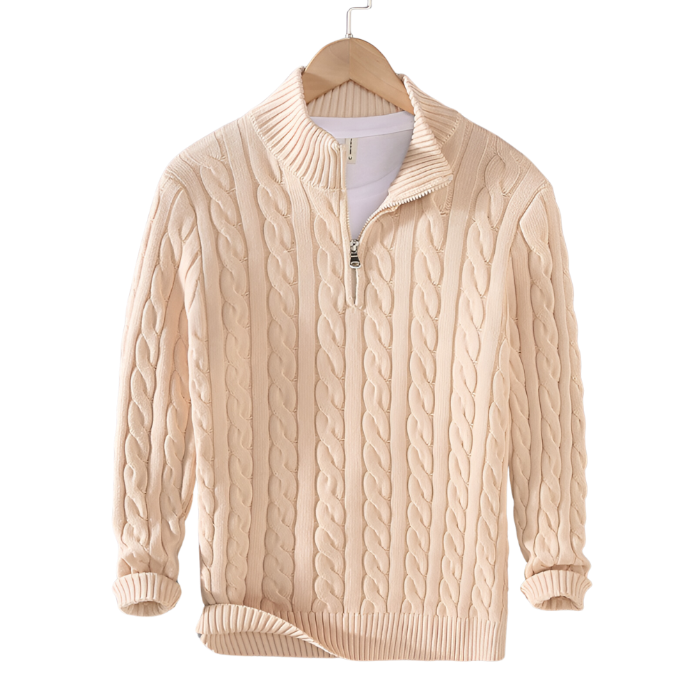 Anthony - Kötött mintás pulóver