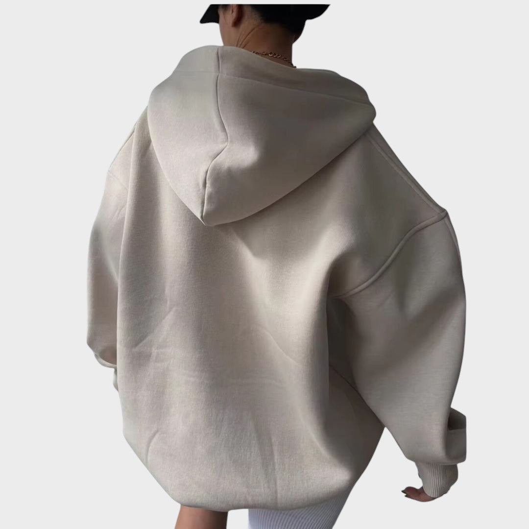 Mirtill -Elegáns kapucnis pulóver